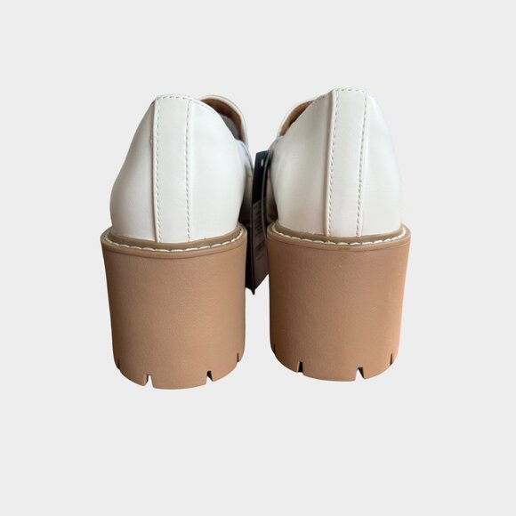 NEW Universal Thread Women's Maisy Loafer Heels - Off-White Size 6.5 - Picture 4 of 7